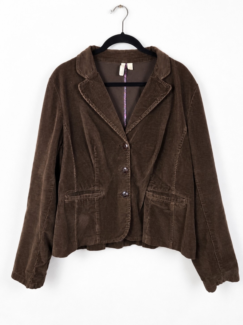 St Johns Bay XL Brown Corduroy Blazer Y2K Academia Grandpa Preppy Jacket